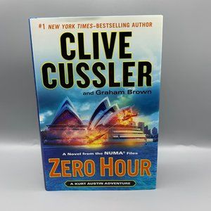 Zero Hour Hardcover Novel by Clive Cussler and Graham Brown